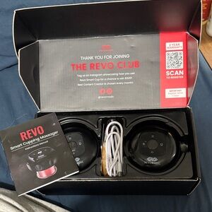 Revo Black Smart Cupping Device (Two Pack)